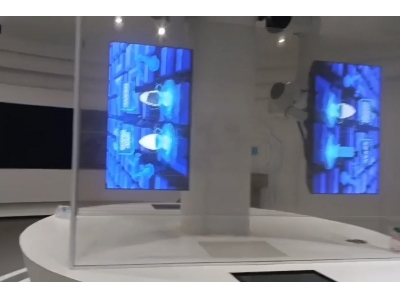 P6 Crystal Film Screen Illuminates Exhibition Hall Case